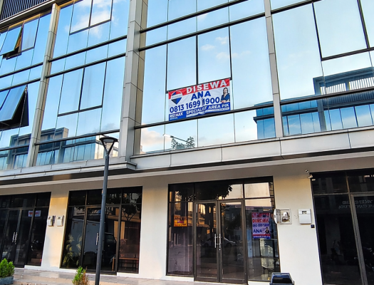Ruko Osaka Double Fasad Hadap Danau di PIK 2